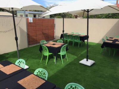 Artificial lawn at the Empire Cafe - Next Generation Turf