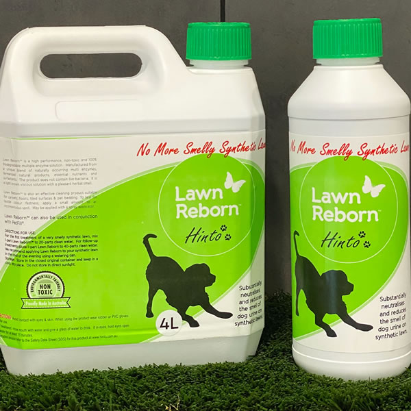 Lawn Reborn artificial lawn pet deodoriser - 1litre and 4 litre