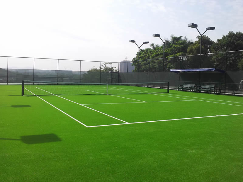 Artificial grass for tennis court